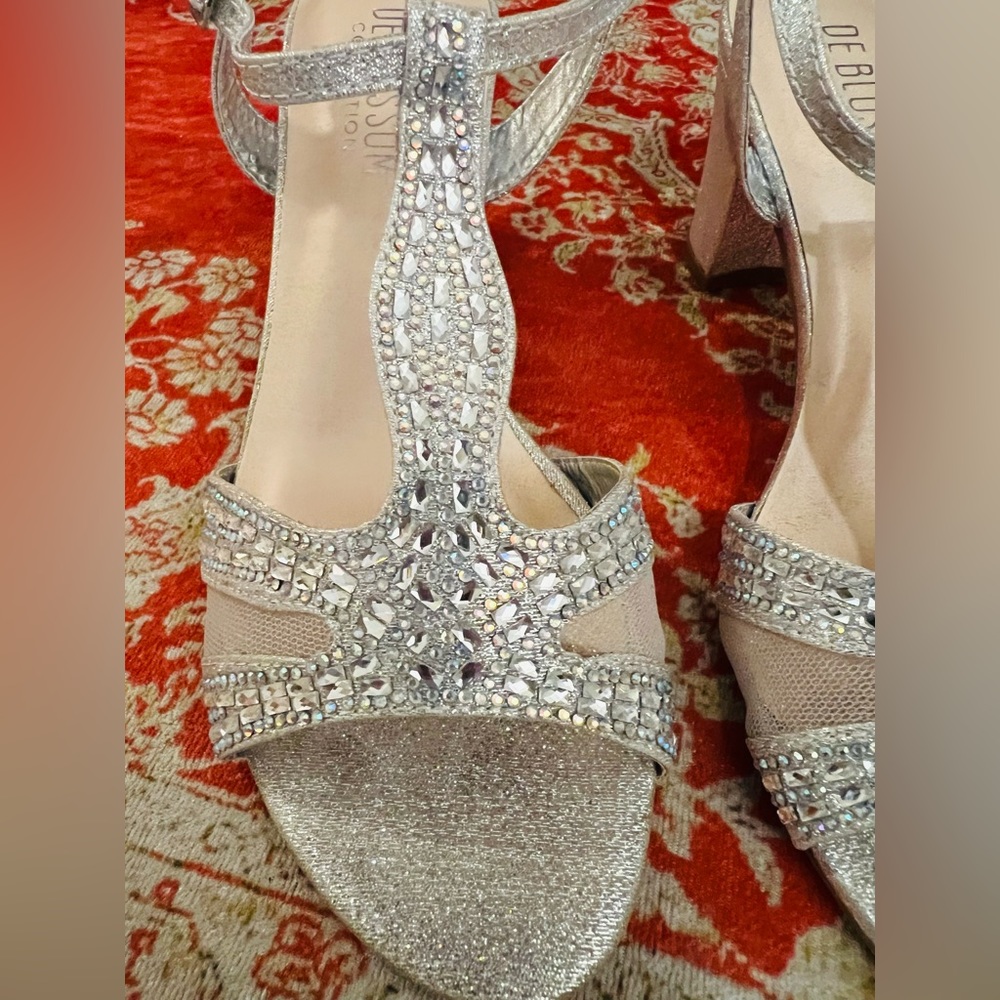 Silver Rhinestone Heels - Picture 9 of 12